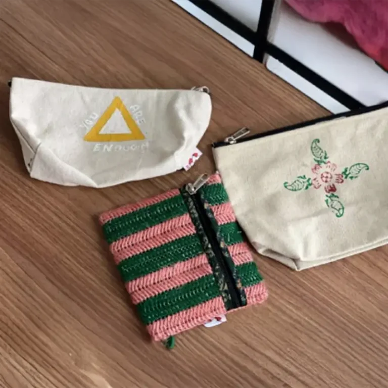 Handmade Jute Pouch – Eco-Friendly Reusable Bag