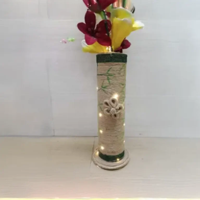 Handmade Decorative Jute Vase – Eco-Friendly Home Décor 