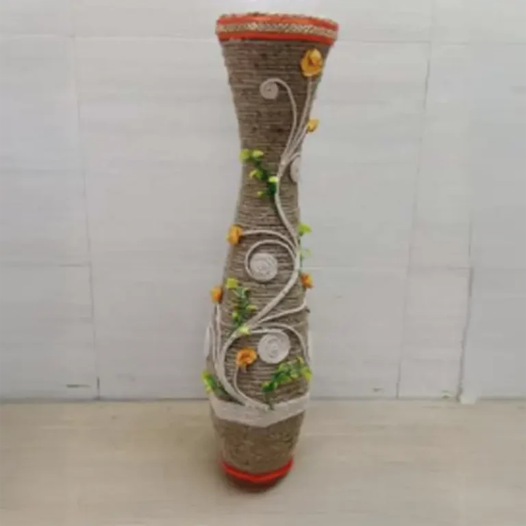 Handmade Jute Flower Pot – Eco-Friendly Plant Holder